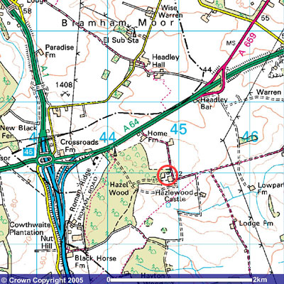 Map to Castle Farm